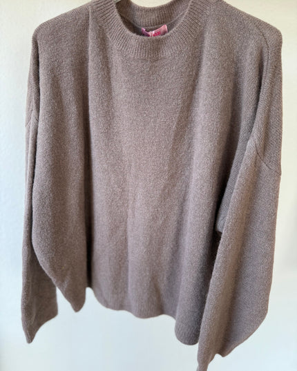 Weicher Pullover ,,Baby Alpaca“ hellbraun