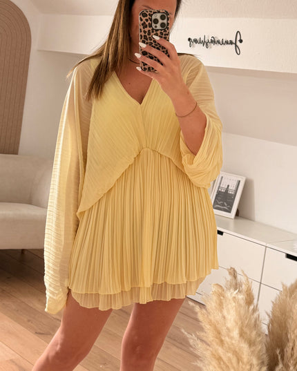 Plissee- Kleid