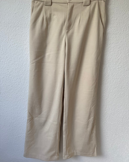Stoffhose Beige