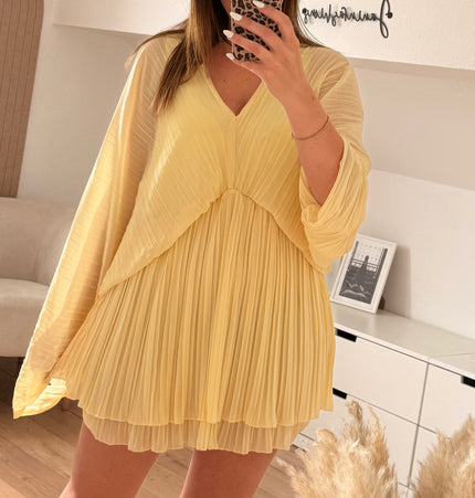Plissee- Kleid