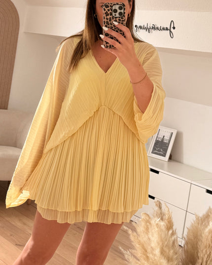 Plissee- Kleid