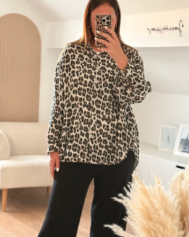 Leo Musselin Bluse
