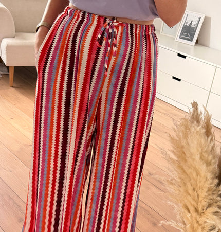 Gestreifte Sommerhose