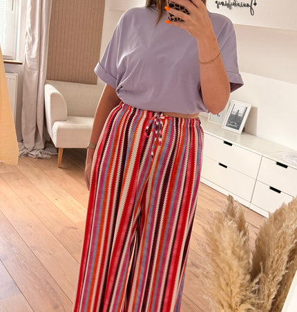 Gestreifte Sommerhose