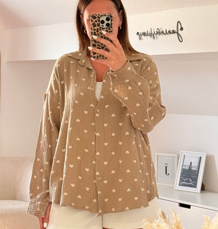 Herzchen Bluse