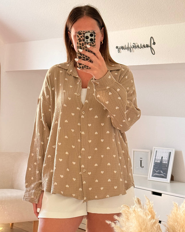 Herzchen Bluse