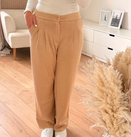 Stoffhose Taupe