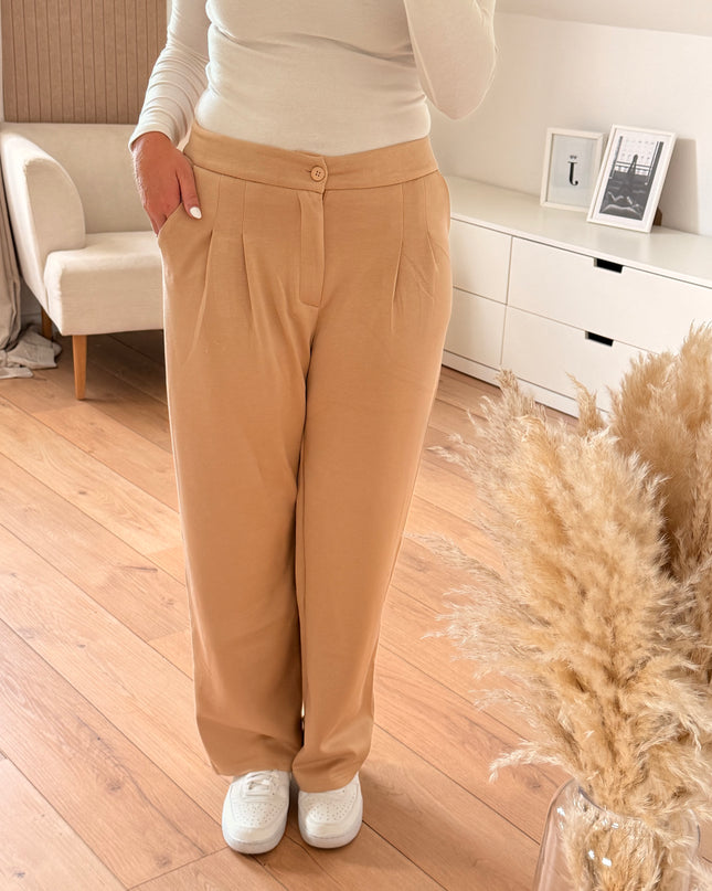 Stoffhose Taupe