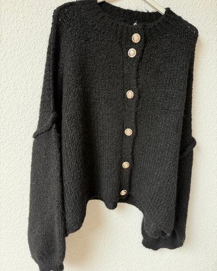 Strickjacke schwarz