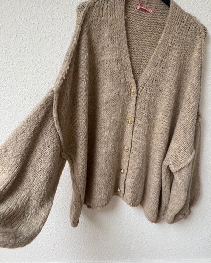 Strickjacke Oversize