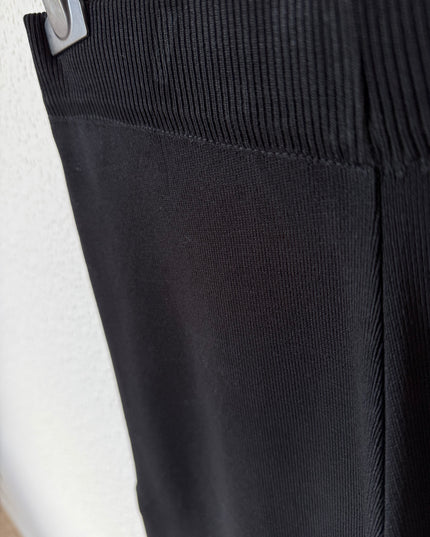 Stretch Hose mit weitem Bein