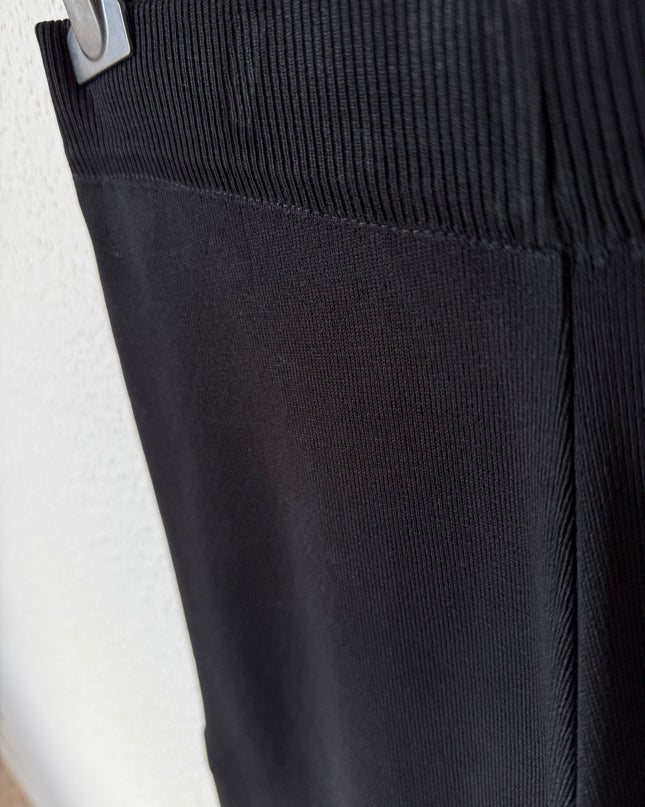 Stretch Hose mit weitem Bein