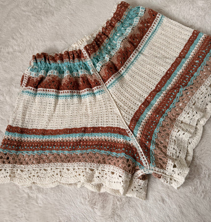 Boho Häkelshort