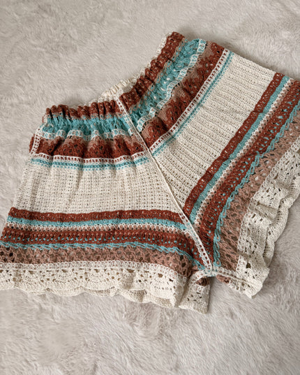Boho Häkelshort