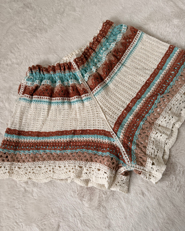 Boho Häkelshort