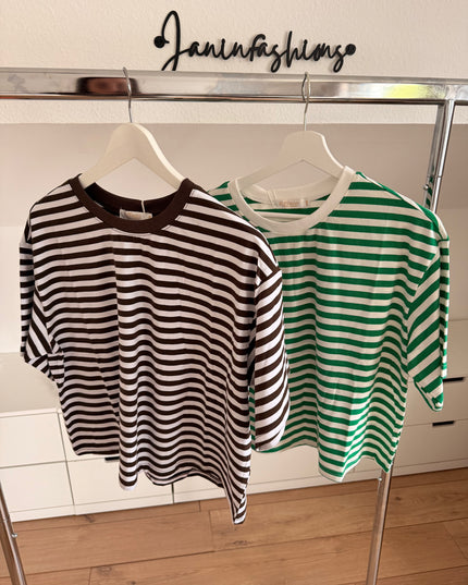 Oversize Tshirt gestreift