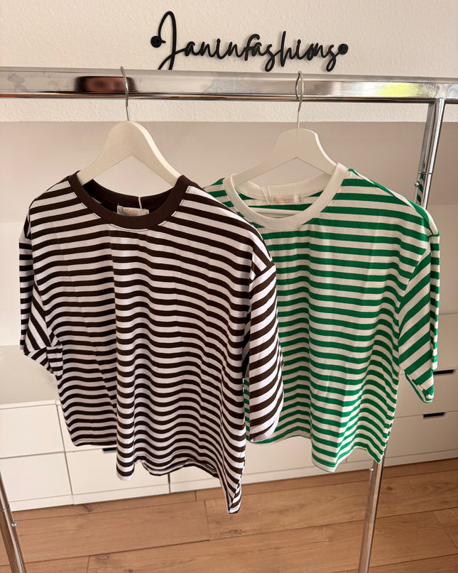 Oversize Tshirt gestreift