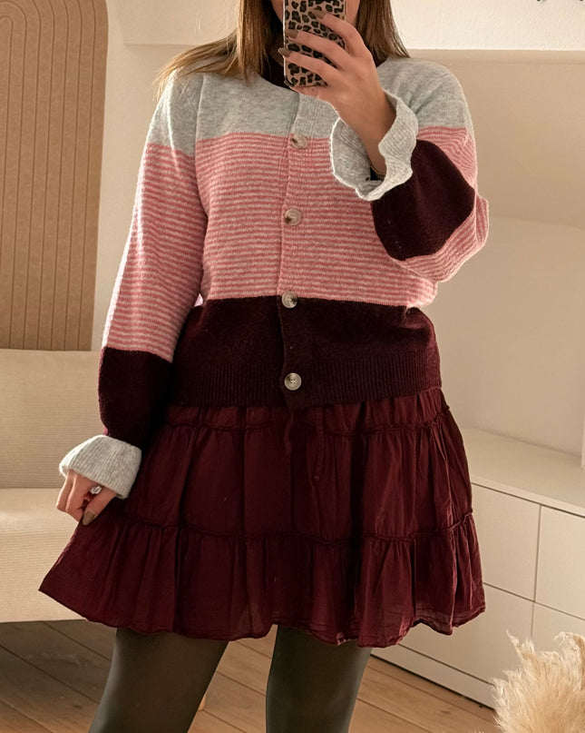 Cardigan rüschen