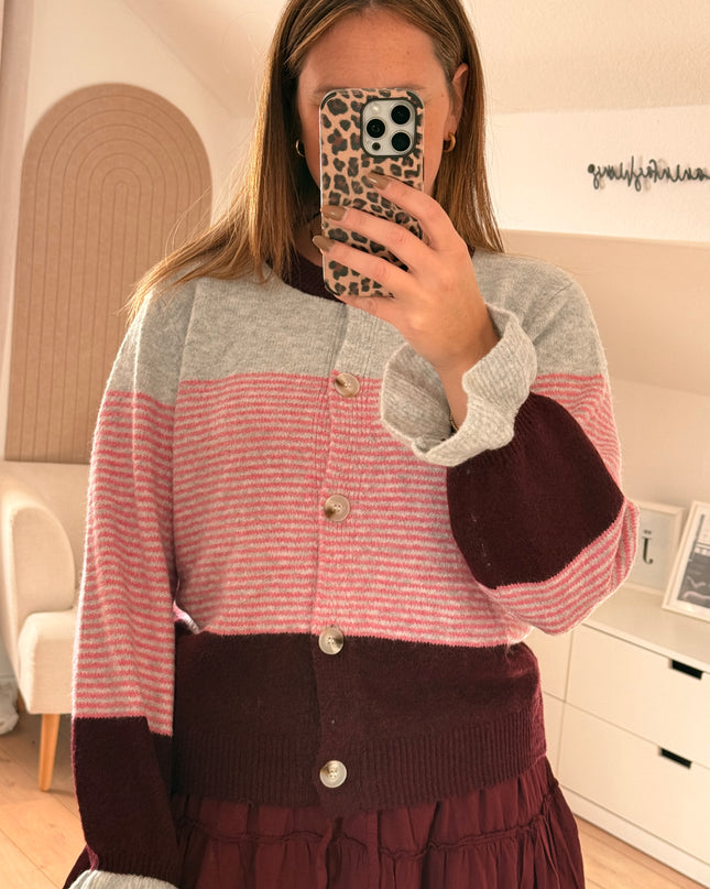 Cardigan rüschen