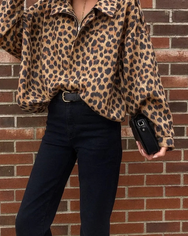 Dünne Jacke in Wildlederoptik