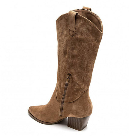 Cowboystiefel Kamel